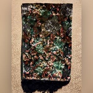 ☘️ Velour Scarf with Fringe 6.5x40”